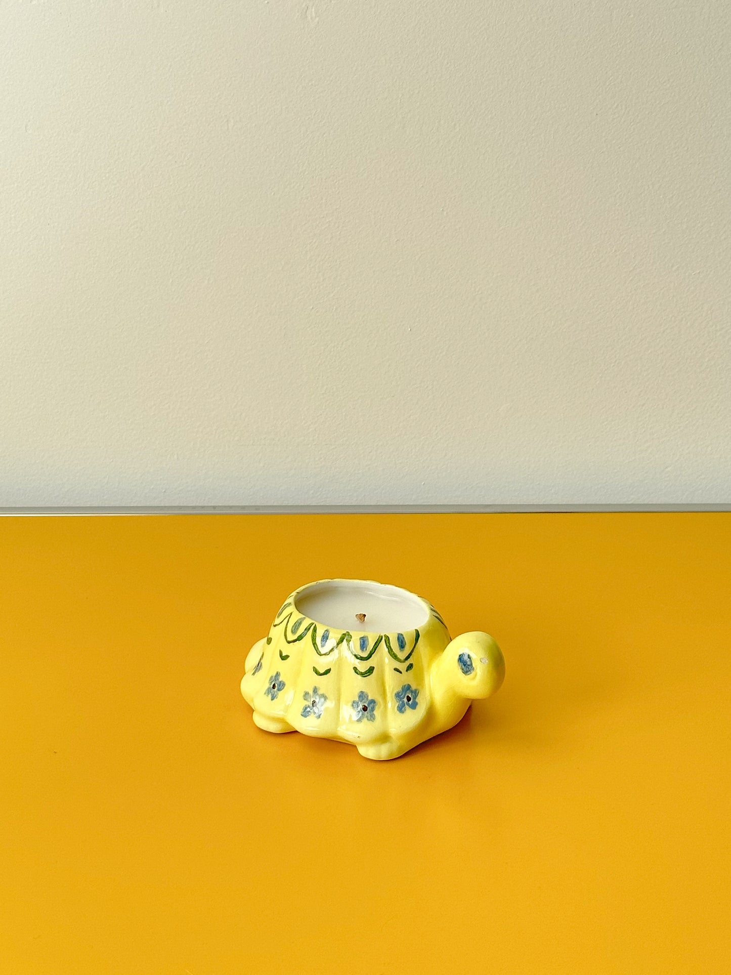 Yellow Floral Turtle