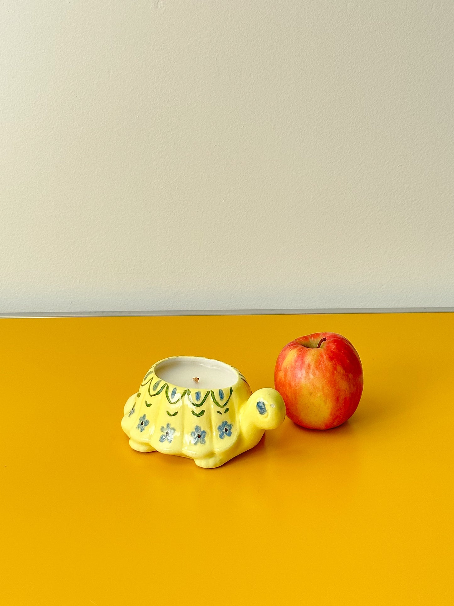 Yellow Floral Turtle