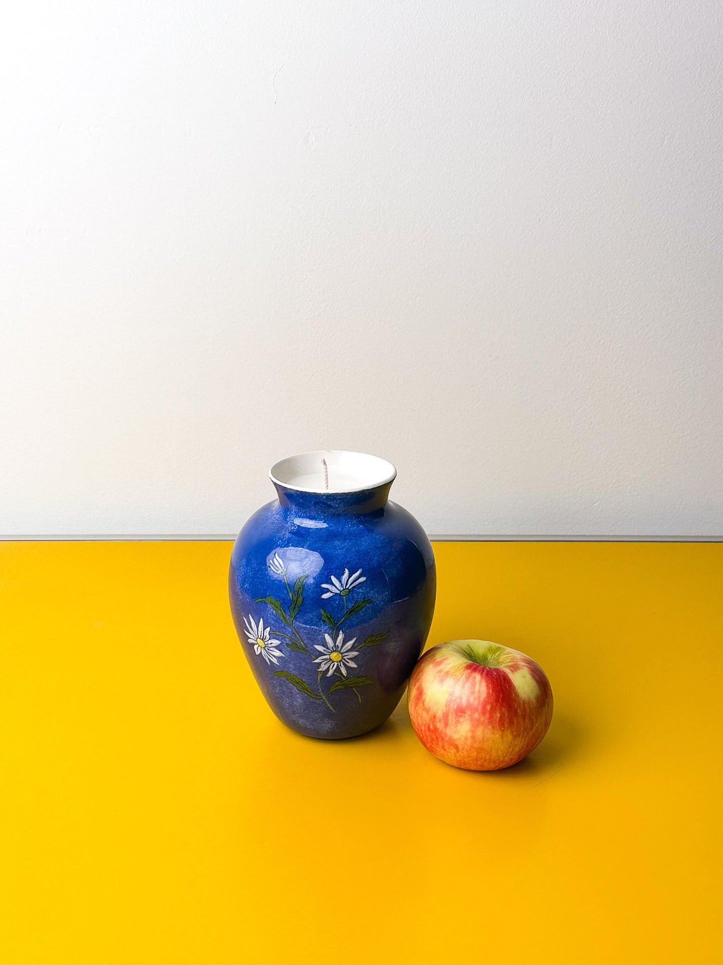 Blue Sunflower Vase