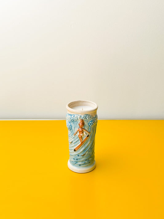 Surfer Vase