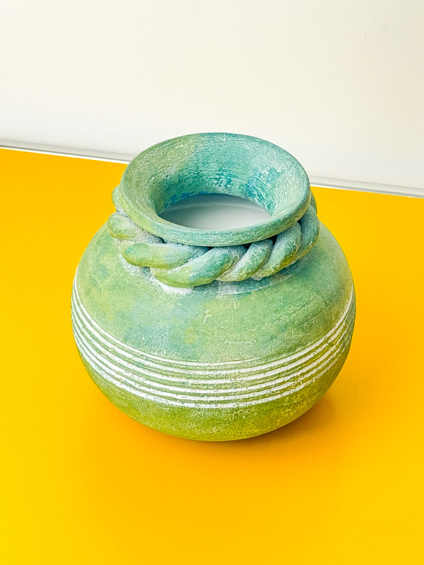 Green Stone Vase