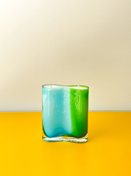 Blue + Green Glass