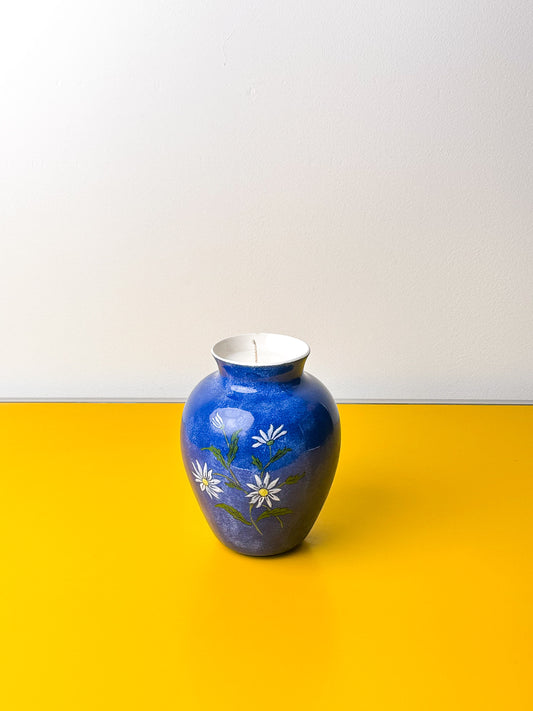 Blue Sunflower Vase